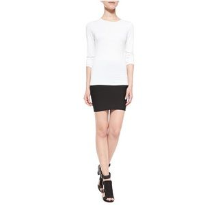 BCBGMAXAZRIA BLACK “SIMONE” BANDAGE SKIRT